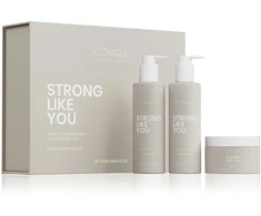 ICONIQUE Professional Strong Like You Damaged Hair Gift Set plaukų šampūnas