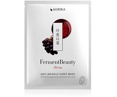 KORIKA Anti-aging sheet mask FermentBeauty Wine (Anti-Wrinkle Sheet Mask) 20 g 20.0ml veido priežiūra nuo senėjimo Moterims
