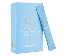 Masil Masil 5 Probiotics Perfect Volume Šampūnas 8 ml 8ml korėjietiškas apimties suteikiantis plaukų šampūnas