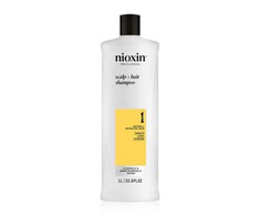 Nioxin System 1 Scalp + Hair Šampūnas Plaukų šampūnas 1000ml Šampūnas jautriai galvos odai