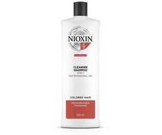 Nioxin System 4 Scalp + Hair Šampūnas Plaukų šampūnas 1000ml Šampūnas dažytiems plaukams