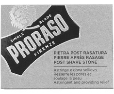 PRORASO Alum (Post Shave Stone) 100ml kūnui Vyrams
