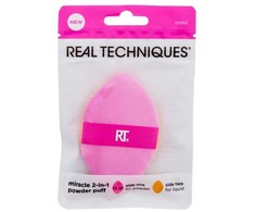Real Techniques Miracle 2-In-1 Powder Puff Aplikatorius 1ml makiažo aplikatorius Moterims