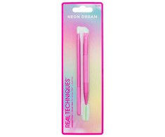 Real Techniques Neon Dream Painted Liner + Brow Duo Šepetėlis 1ml makiažo šepetėlis Moterims