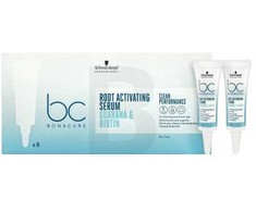 Schwarzkopf Professional BC Bonacure Root Activating Serum serumas silpniems ir slenkantiems plaukams, 8 x 7ml