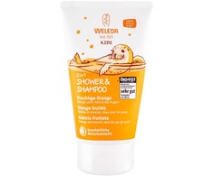 Weleda Kids Happy Oranžinis Dušo kremas 150ml dermatologinis dušo kremas