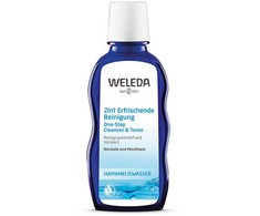 Weleda Witch Hazel One-Step Valiklis &amp; Toneris Valomasis vanduo 100ml dermatologinis veido tonikas Moterims