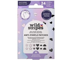 Wild Stripes Hydrocolloid Acne Patches with Salicylic Acid Holo Clear (Anti-Pimple Patches) 24 pcs aknė ir spuogai Moterims