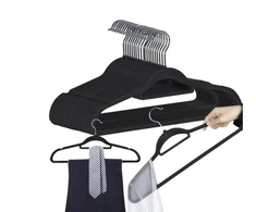 Clothes hanger 20pcs - juodas Ruhhy 22536