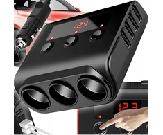 Automobilinis skirstytuvas PowerHub 4USB