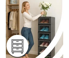 Batų dėžučių rinkinys BoxOrganizer, 10 vnt.