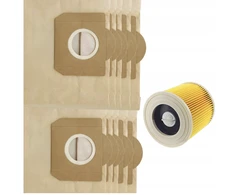 10x Dulkių siurblio maišų ir filtro rinkinys Karcher WD2/WD3/MV3, 10vnt.