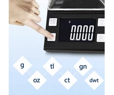 Virtuvinės svarstyklės Retoo Elektroninės juvelyrų kišeninės svarstyklės PrecisePro