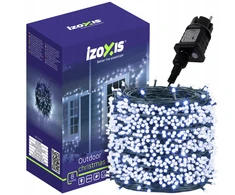 Izoxis lauko/vidaus girlianda 500 LED, 35 m, šaltai balta