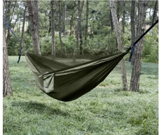 Turistinis hamakas su brezentu ir tinkleliu nuo uodų 260x140 cm Trizand
