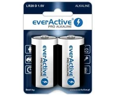 2vnt. LR20/D everActive Pro šarminės baterijos.