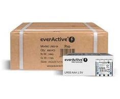 AAA/LR03 everActive Pro šarminės baterijos - 800 vnt.