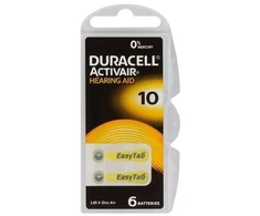 Baterijos klausos aparatui Duracell ActivAir 10, 6 vnt.