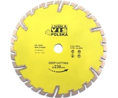 Deimantinis pjovimo diskas 230×22,23mm, Inter-Vis