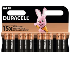 Duracell AA / LR6 šarminės baterijos, 10 vnt.
