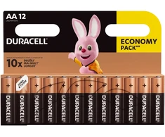 Duracell AA / LR6 šarminės baterijos, 12 vnt.