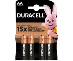 Duracell AA / LR6 šarminės baterijos, 4 vnt.