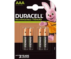 Duracell AAA R03 įkraunami elementai, 4vnt.