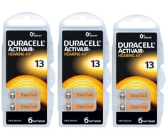 Duracell Activair elementai klausos aparatams 13 PR48, 18 vnt.