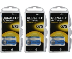 Duracell Activair elementai klausos aparatams 675 PR44, 18 vnt.