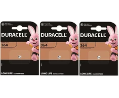 Elementai Duracell 364 (SR621SW), 1.55V, 3vnt.