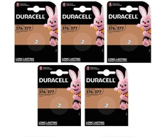 Elementai Duracell 377/376 (SR626SW), 1.55V, 5vnt.