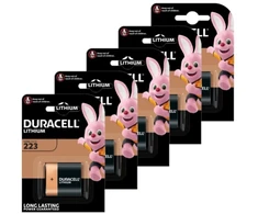 Elementai Duracell CR-P2, 6V, 5vnt.