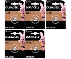Elementai Duracell CR1620, 3V, 5vnt.