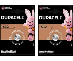 Elementai Duracell CR1632, 3V, 2vnt.