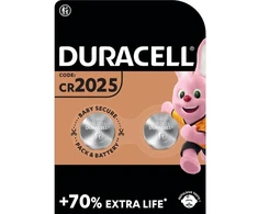 Elementai Duracell CR2025, 3V, 2vnt.