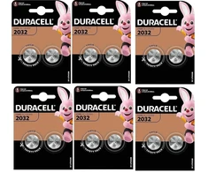 Elementai Duracell CR2032, 3V, 12vnt.