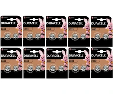 Elementai Duracell CR2032, 3V, 20vnt.
