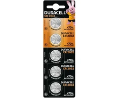 Elementai Duracell CR2032, 3V, 5vnt.