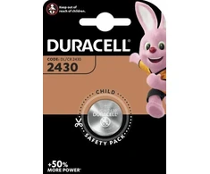 Elementai Duracell CR2430, 3V, 1vnt.
