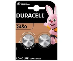 Elementai Duracell CR2450, 3V, 2vnt.