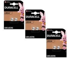 Elementai Duracell LR54, 1.5V, 6vnt.