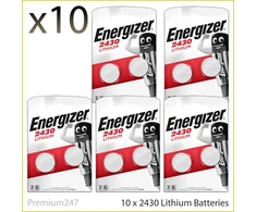 Elementai Energizer CR2430, 10vnt, 3V