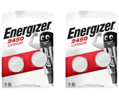 Elementai Energizer CR2450, 4vnt, 3V
