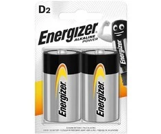 Energizer Alkaline Power LR20/D 1.5V šarminiai elementai 2vnt.