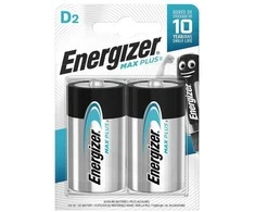 Energizer Max Plus LR20/D 1.5V šarminiai elementai 2vnt.