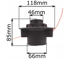 Falon Tech Galvutė trimeriams, žoliapjovėms su M8 x 1,25 sriegiu