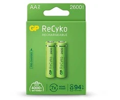GP Battery Akumuliatoriai AA 1,2 V 2600 mah 2 vnt. GP Recyko