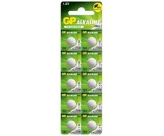 GP Battery GP AG10/LR1130/189 šarminiai diskiniai elementai 1.5V 10vnt.