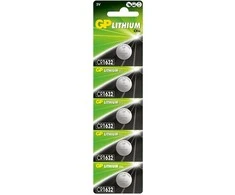 GP Battery GP CR1632 3V ličio diskinės baterijos 5vnt.