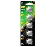 GP Battery GP CR2450 3V ličio diskinės baterijos - 5vnt.